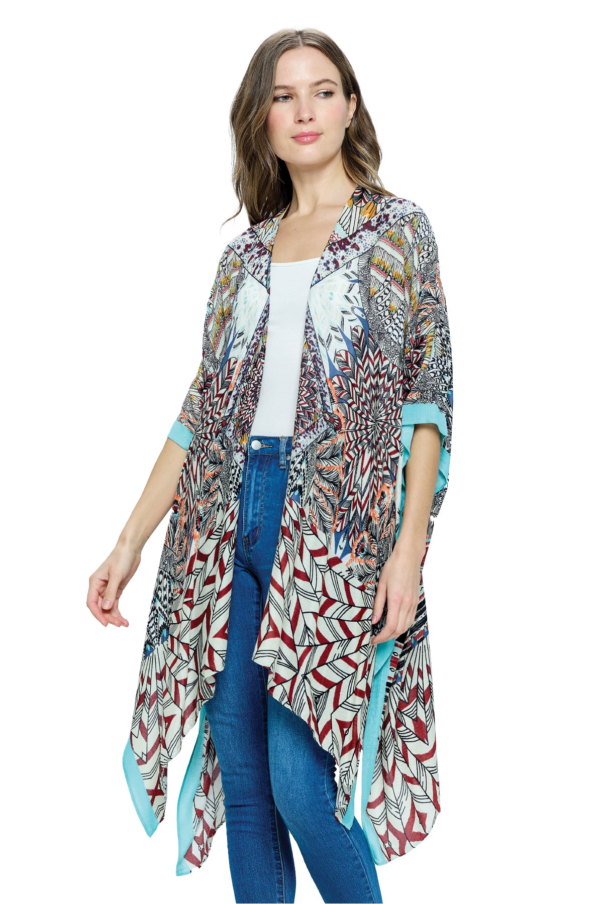 Kimono Floral Patterned