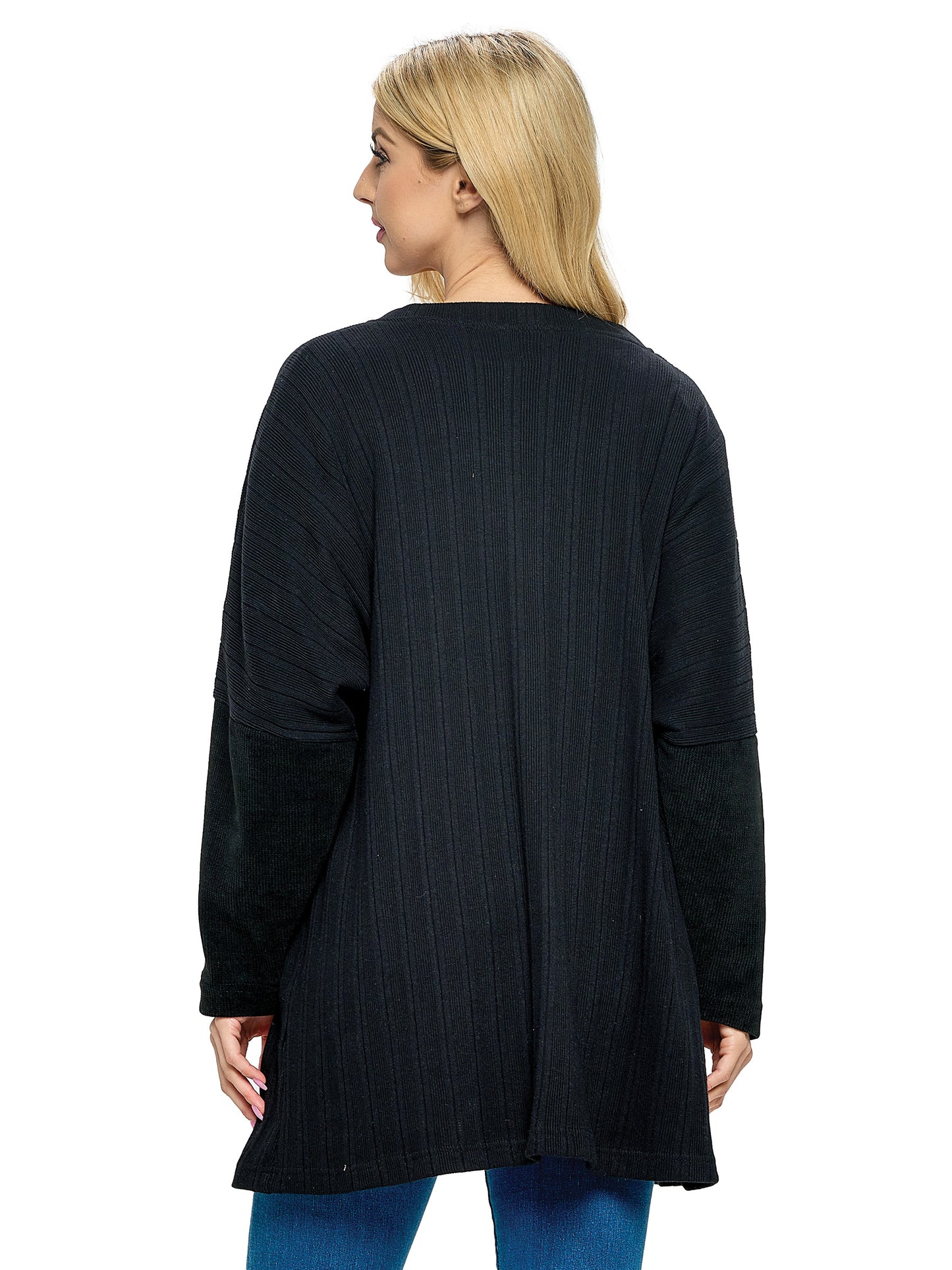 Cardigan Oversized Casual Ribbed