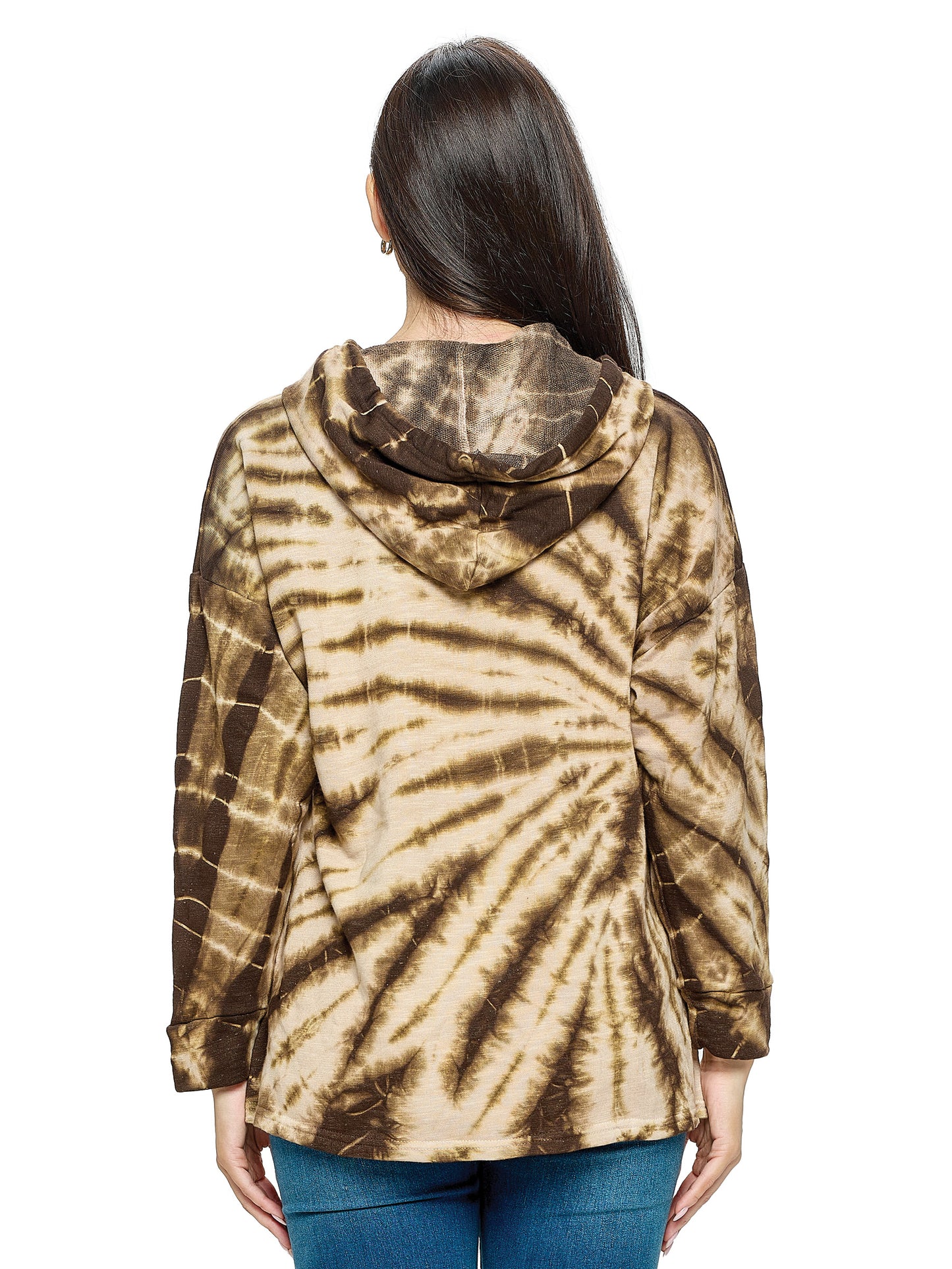 Hoodie Boho Pullover Tie dye