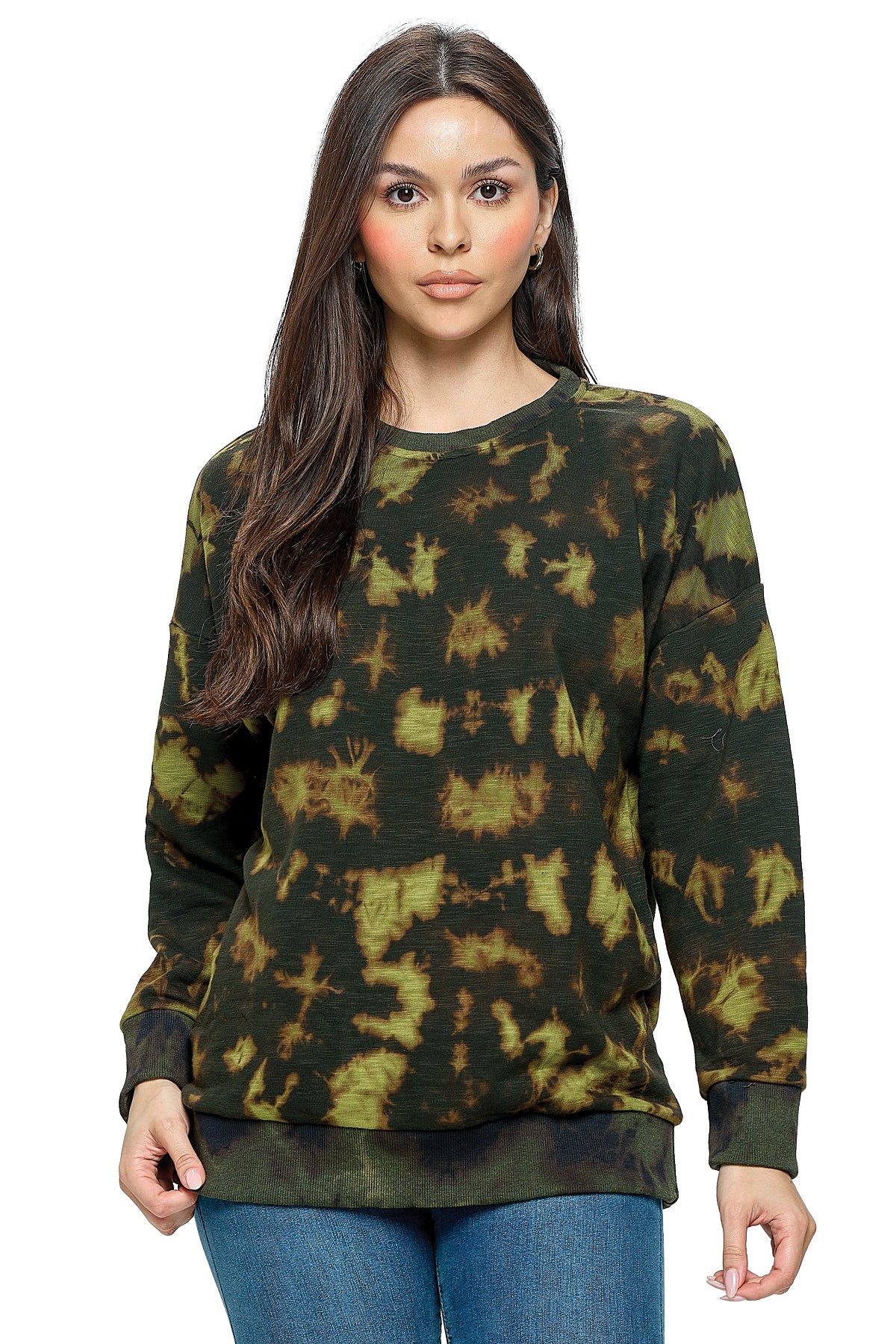 Pullover Boho Tie Dye Casual Loose Fit