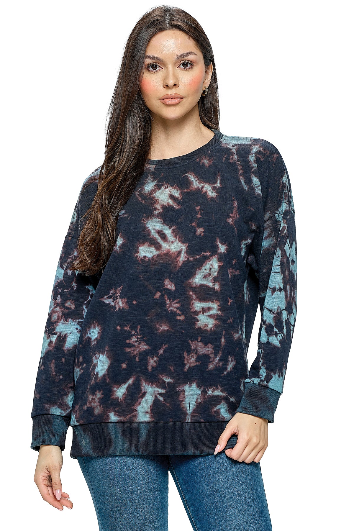 Pullover Boho Tie Dye Casual Loose Fit