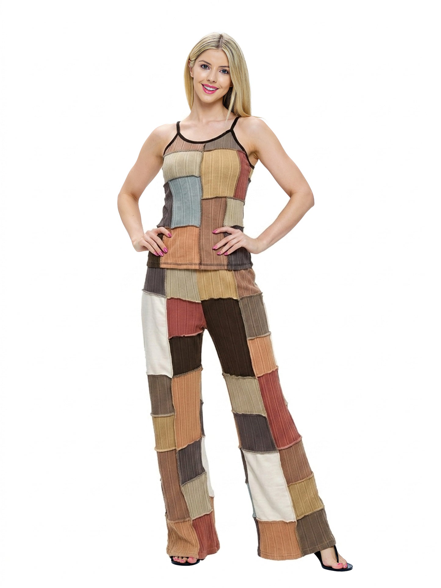 Tank Top Hippie Patchwork