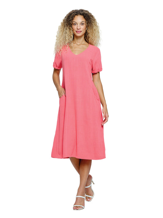 Boho Loose Fit Midi Dress