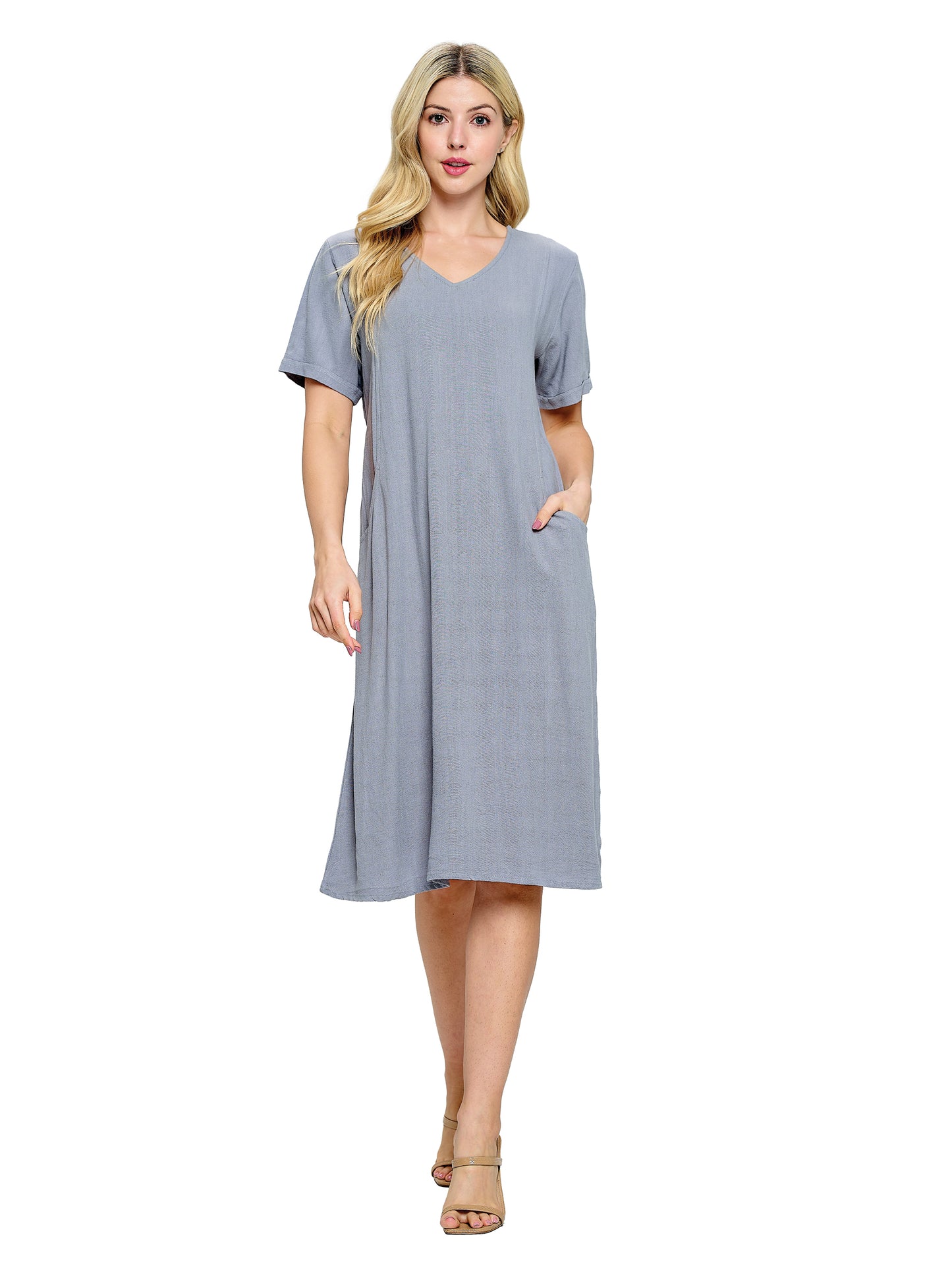 Boho Loose Fit Midi Dress