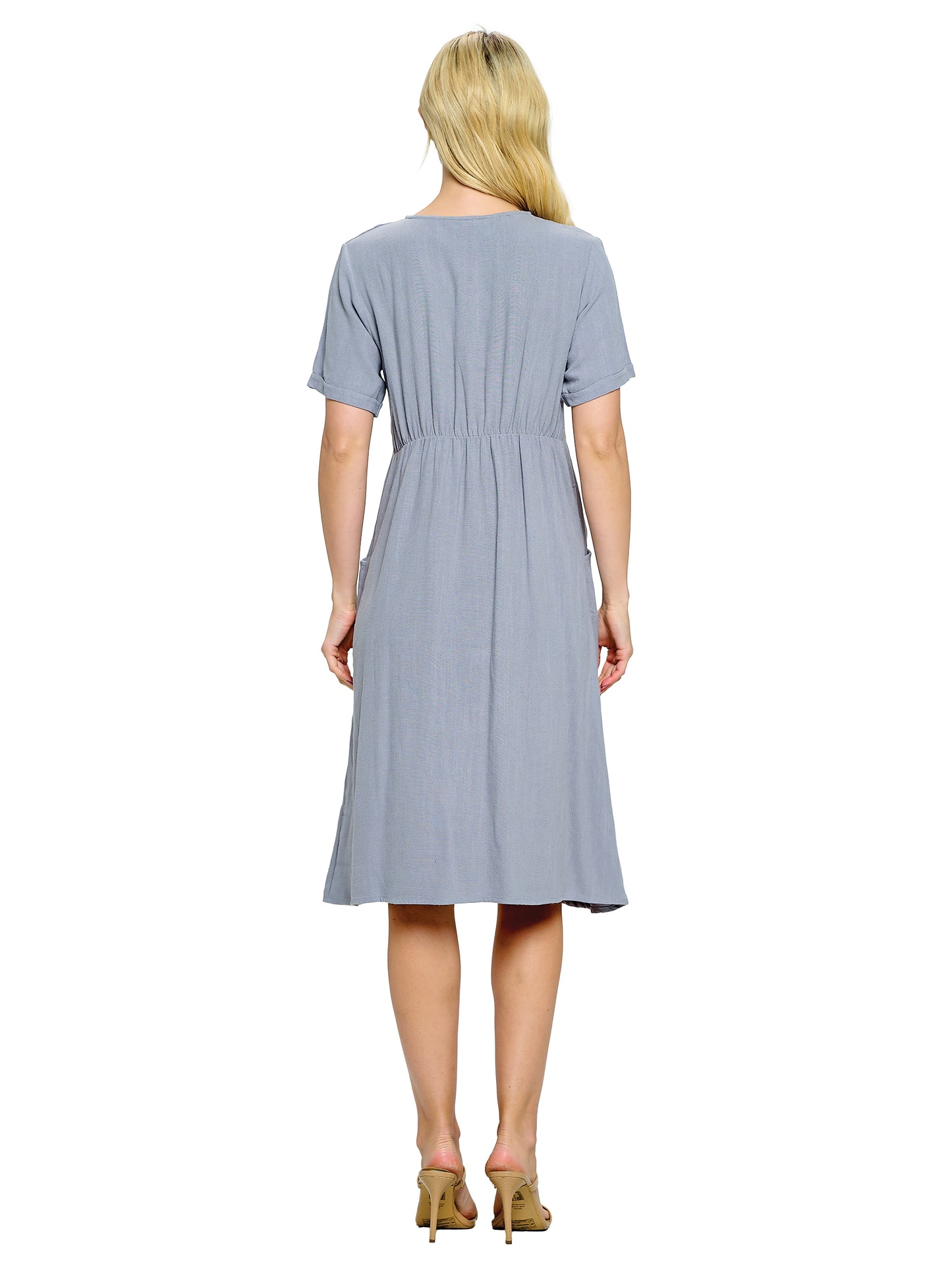 Boho Loose Fit Midi Dress