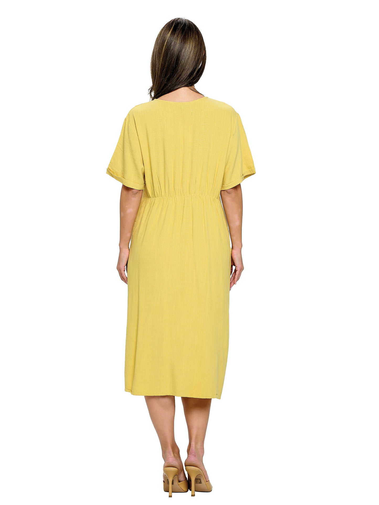Boho Loose Fit Midi Dress