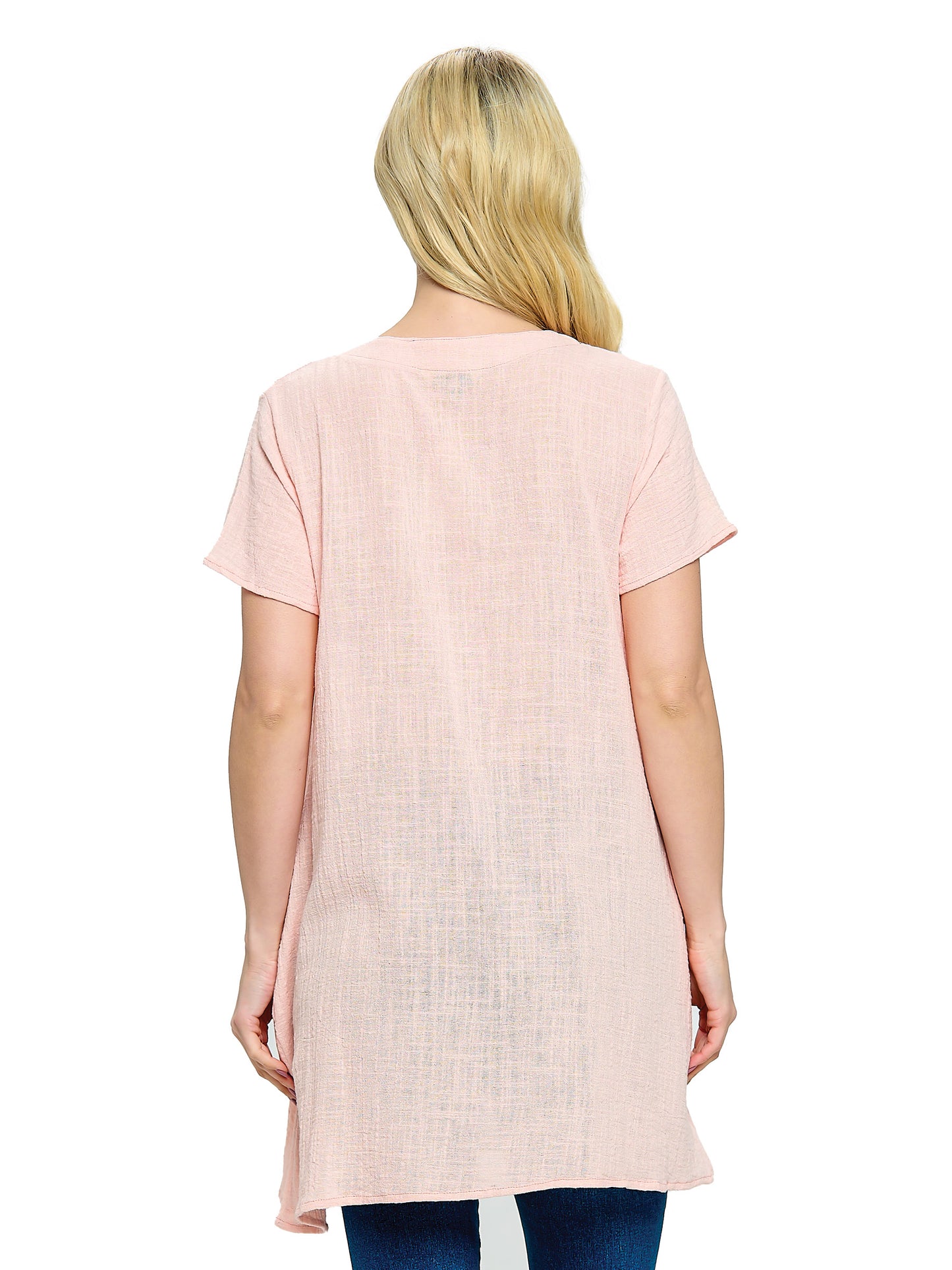 Tunic Top Dress Solid Color