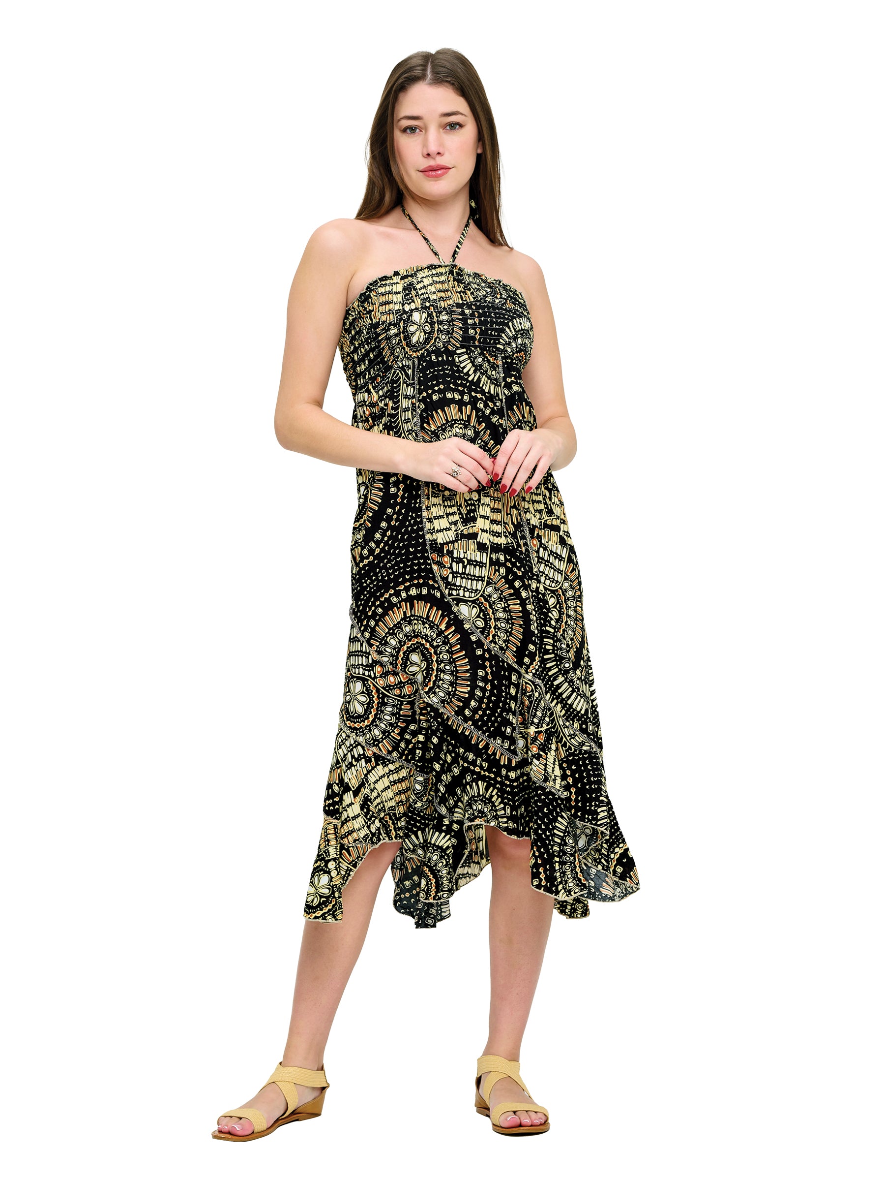 Mandala Boho Convertible Dress to Skirt – Yaknyetiretail
