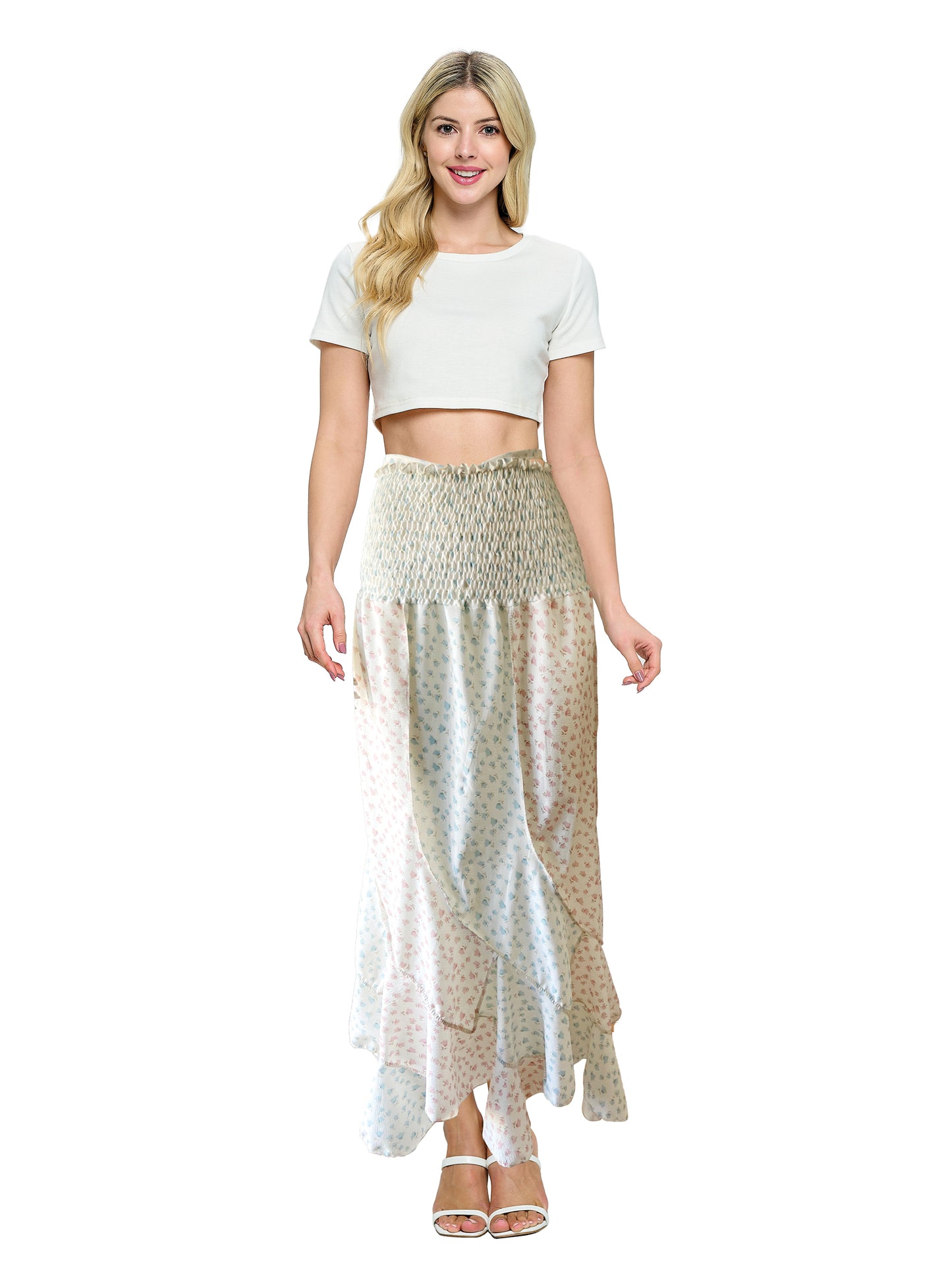Tie Dye Convertible Dress to Skirt