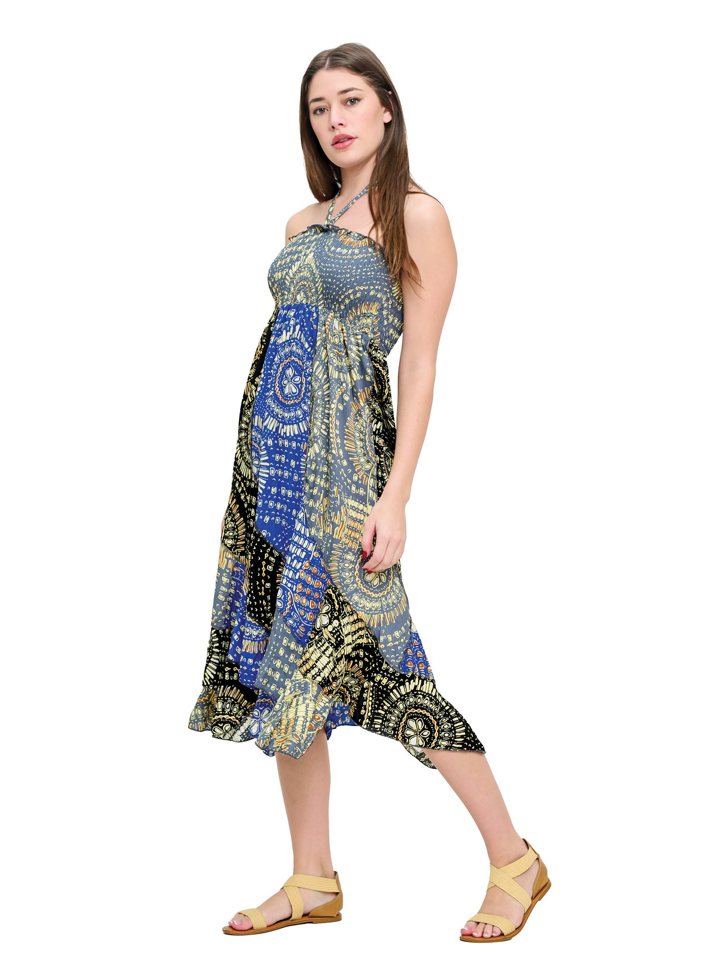 Tie Dye Convertible Dress to Skirt