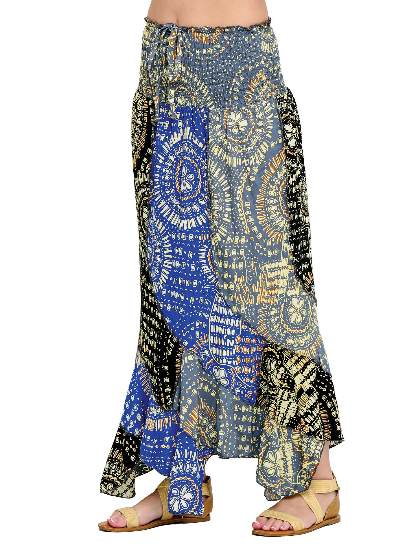 Tie Dye Convertible Dress to Skirt