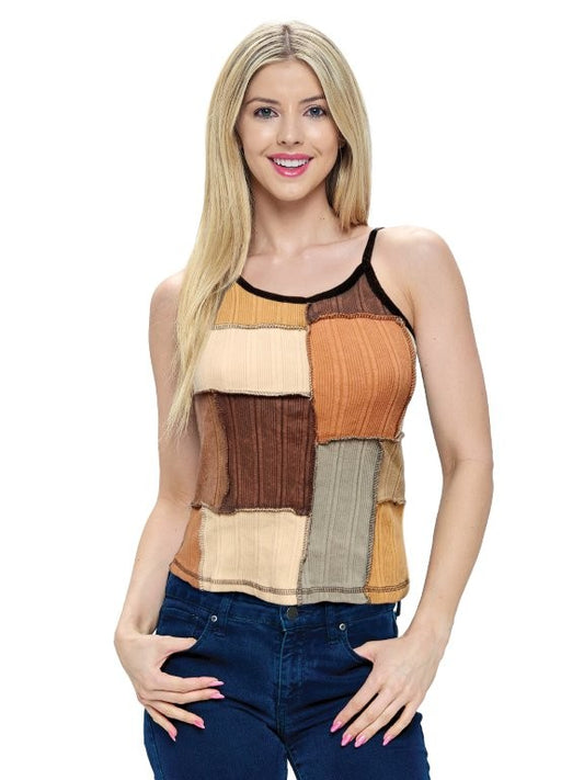Tank Top Hippie Patchwork