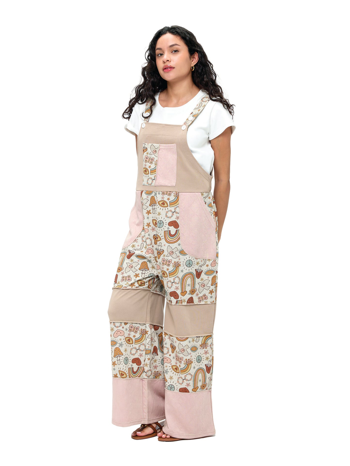 Overall Patchwork Boho Whimsical Prints