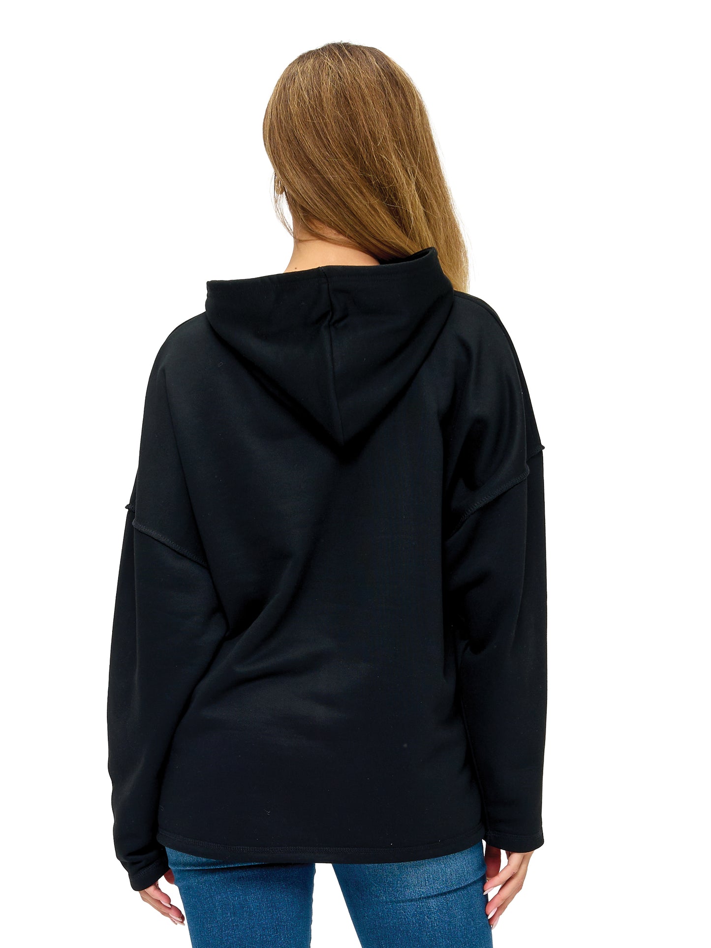 Hoodie Whimsical Elephant Mushroom Peace Print