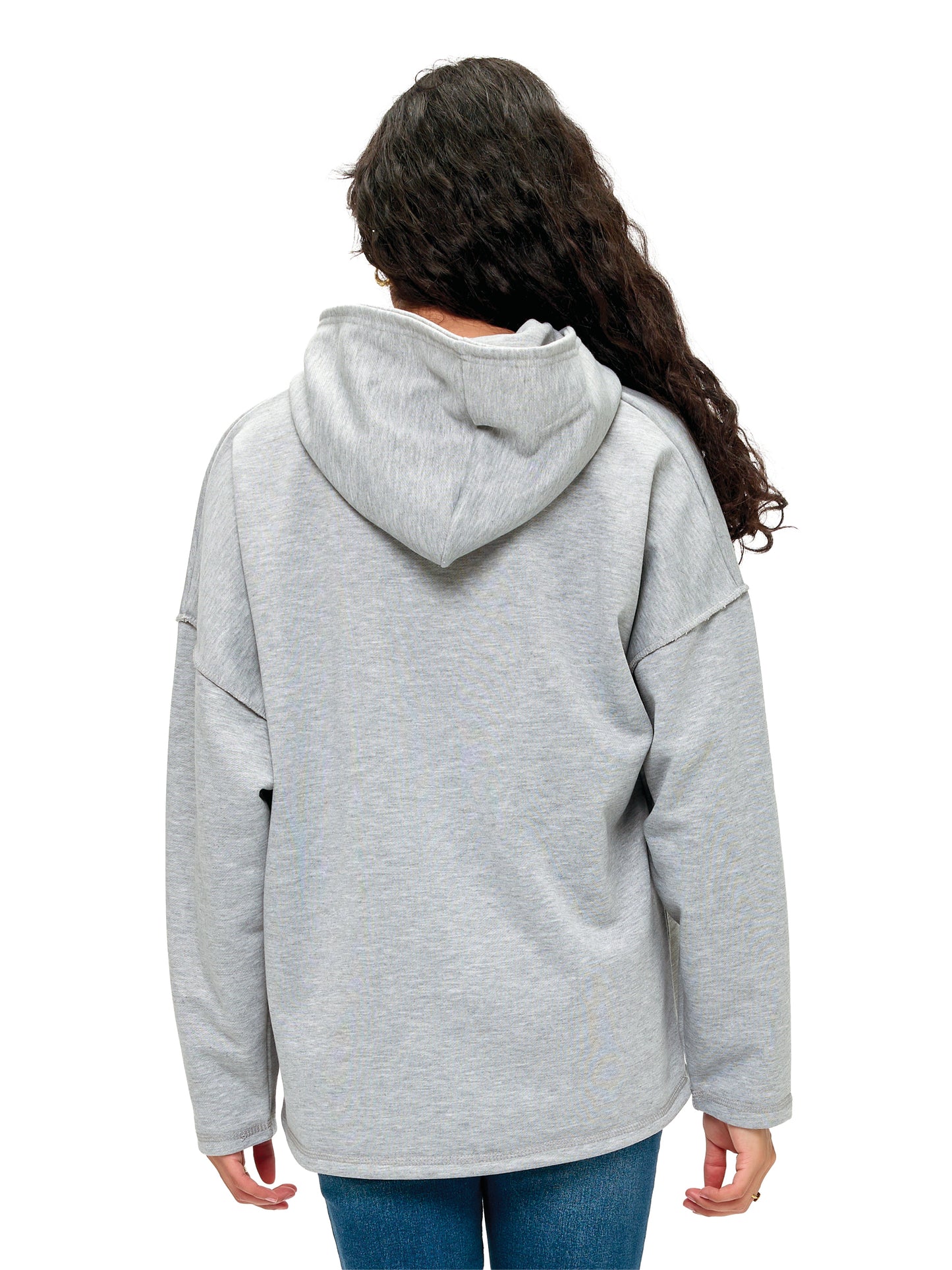Hoodie Whimsical Elephant Mushroom Peace Print