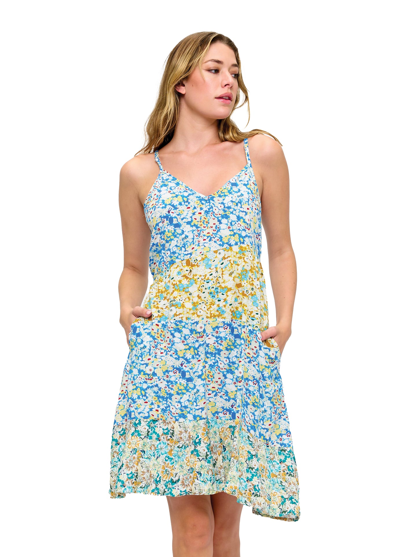 Floral Breezy A-Line Dress