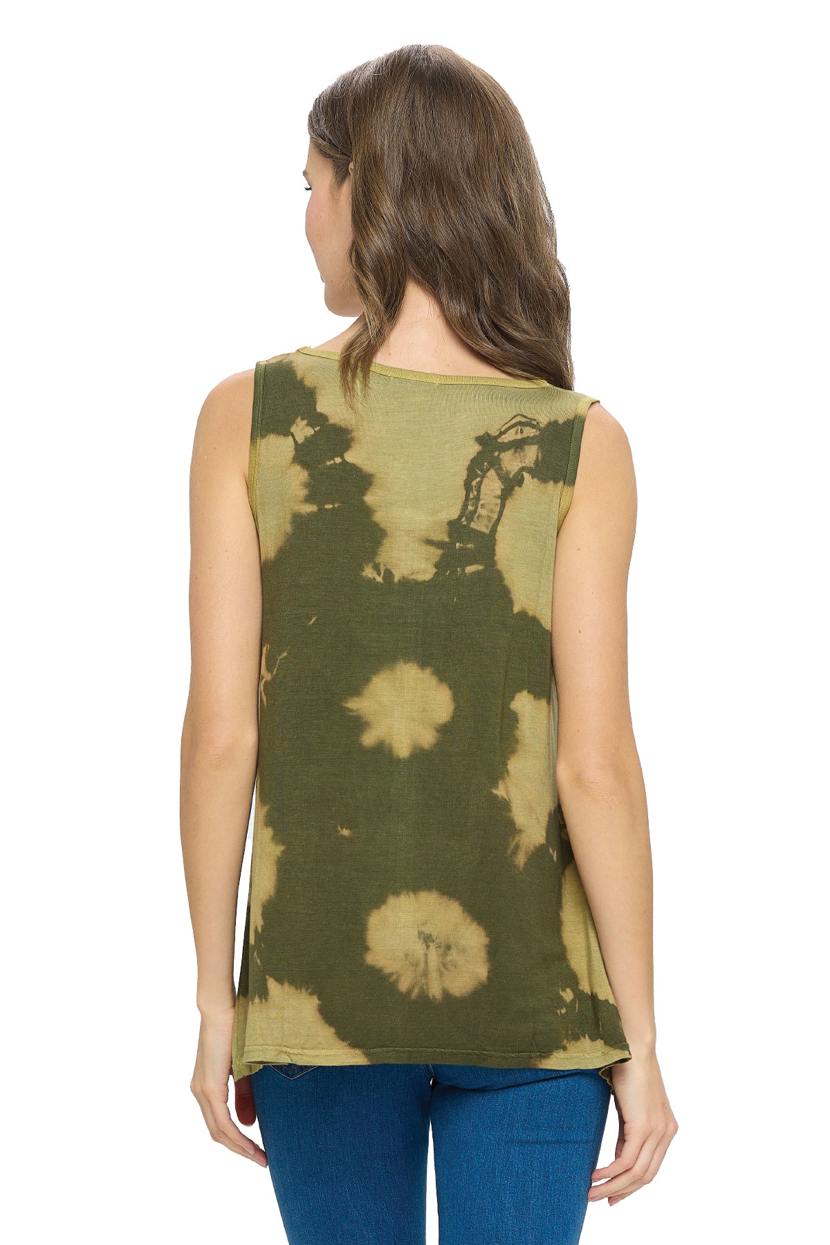 Top Tie Dye Raw Edges