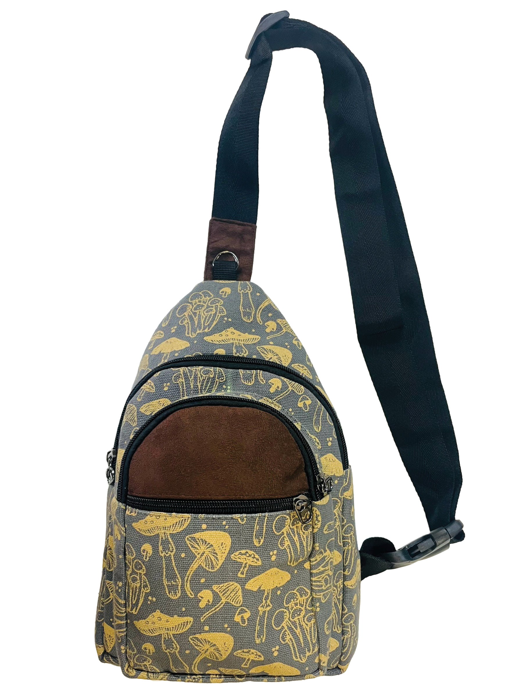 yak n yeti bags & Handcrafted Hemp Backpack from Nepal Eco-Friendly, Durable, and Stylish with Adjustable Straps-Multi Pocket-Best for Travel and Hiking-Fits Laptop-For Men and Women-Tree of life Printed Yak & Yeti Ganesh Backpack