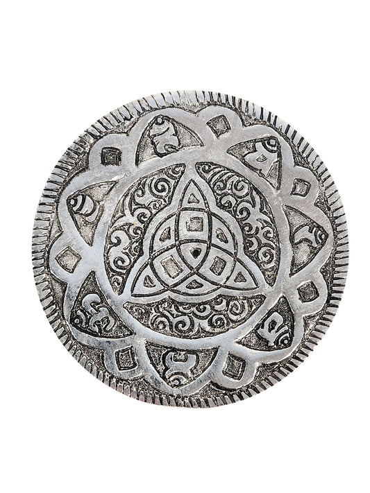 Triquetra Celtic Round Incense Holder