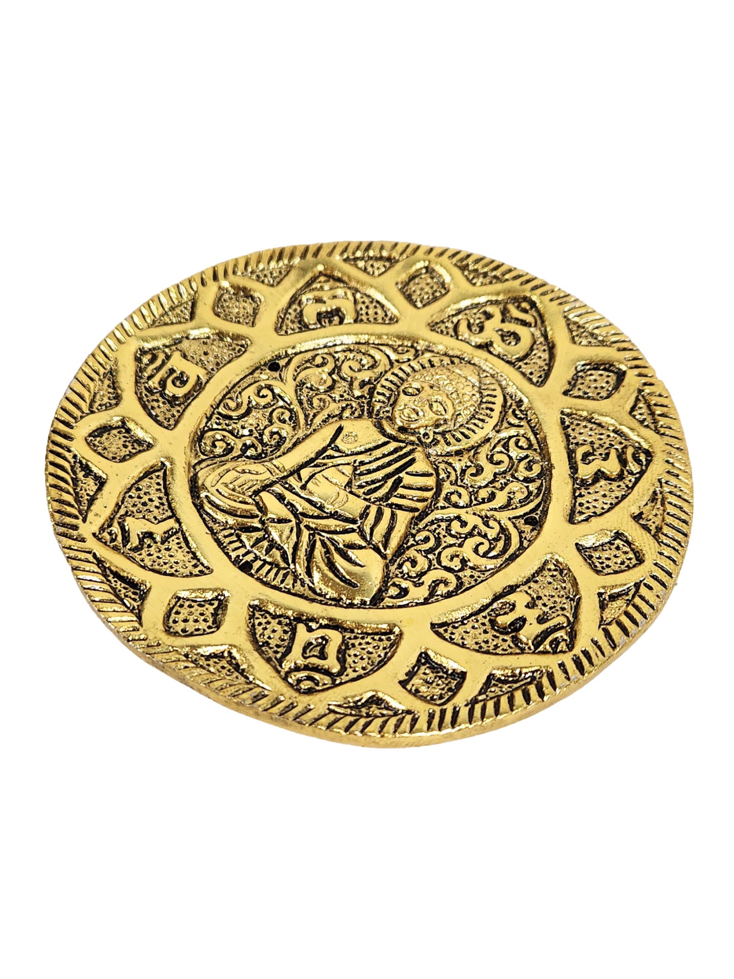 Buddha Round Incense Holder