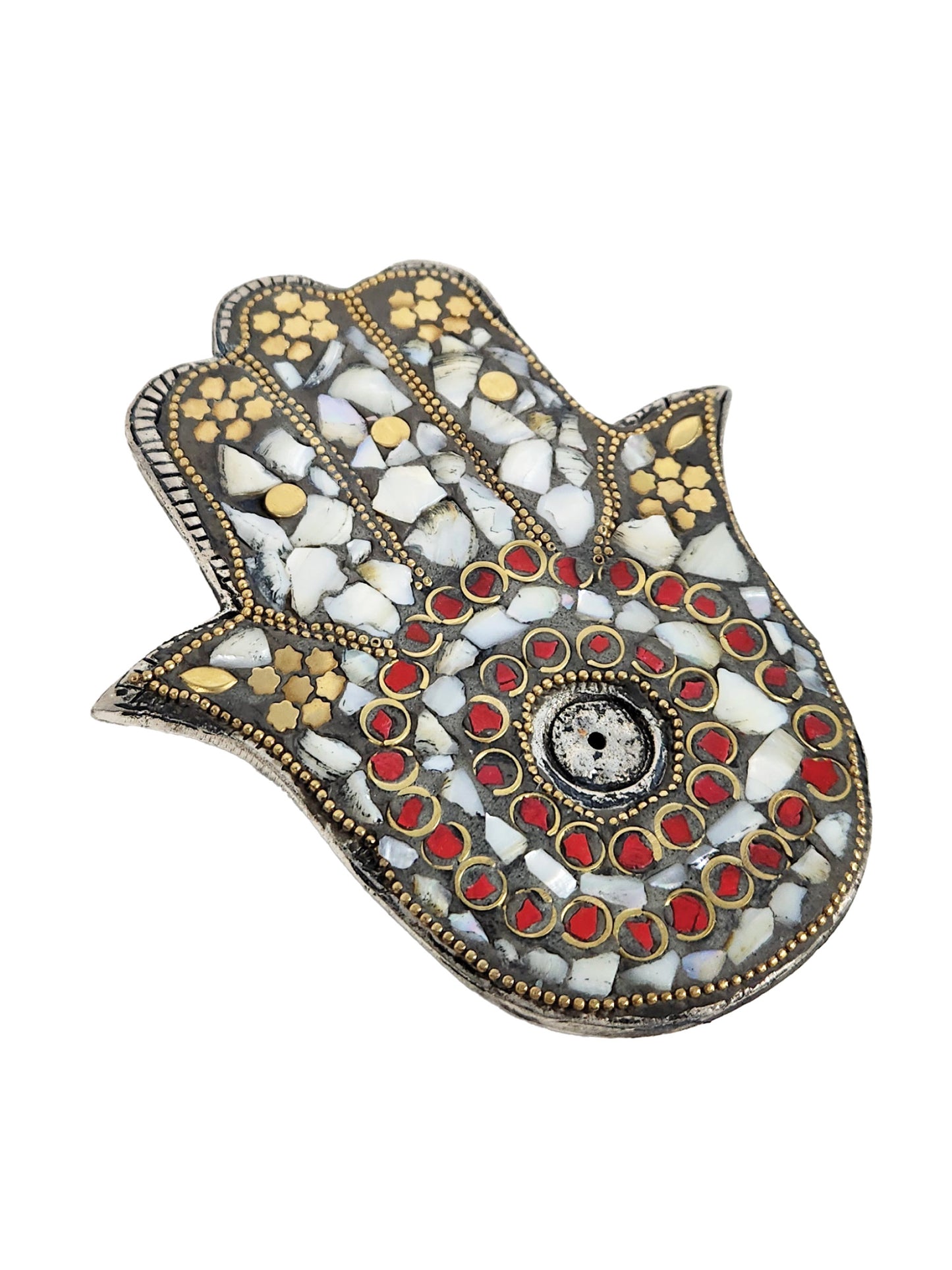 Hamsa Mosaic Incense Holder