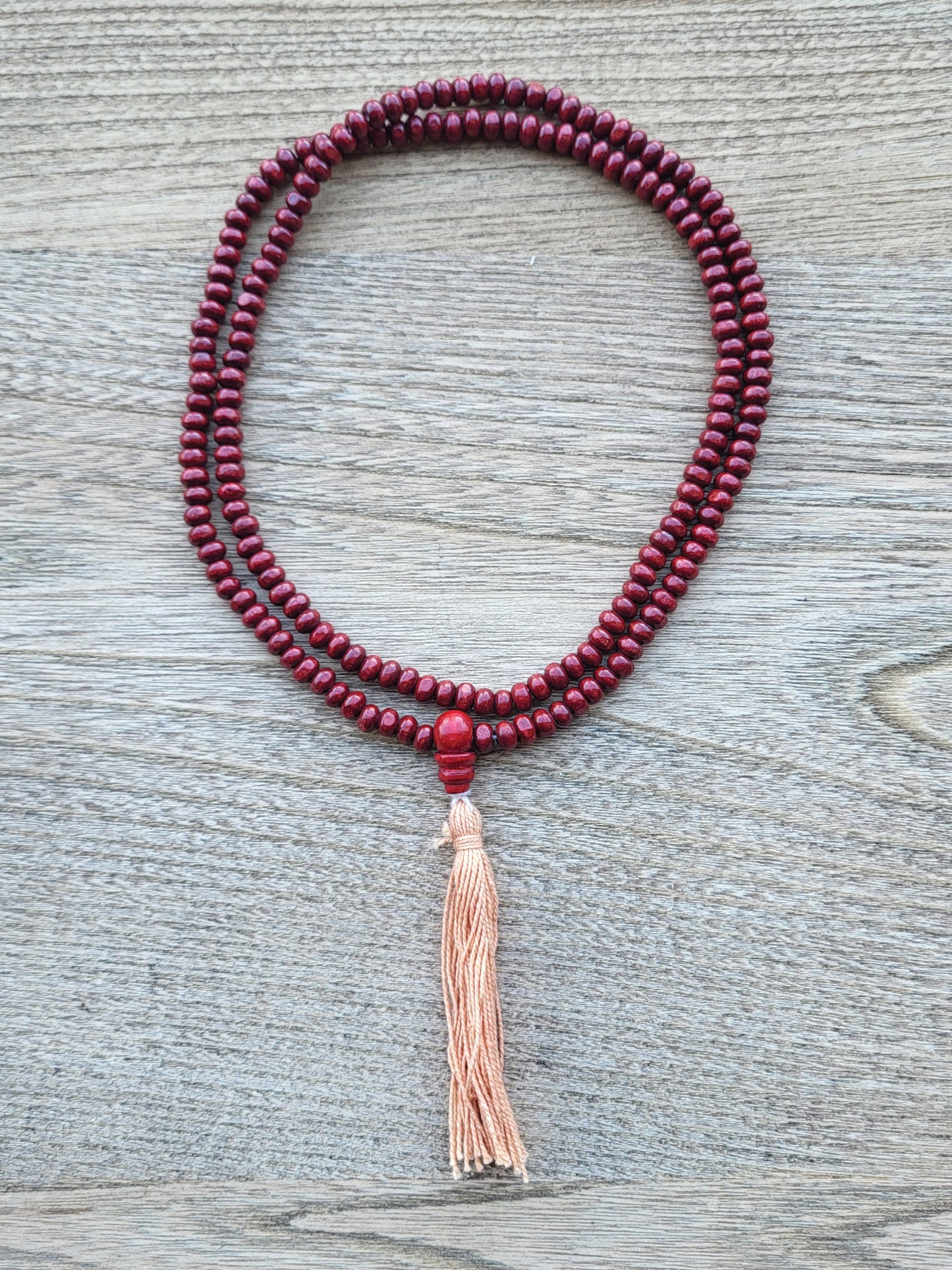 Wooden Prayer Mala Beads