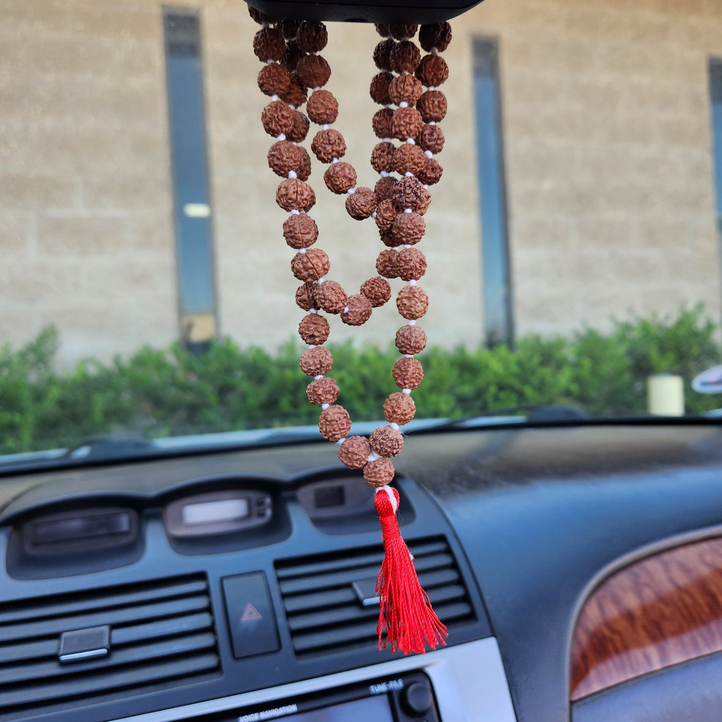 Rudraksha Prayer Mala Beads Knot Necklace
