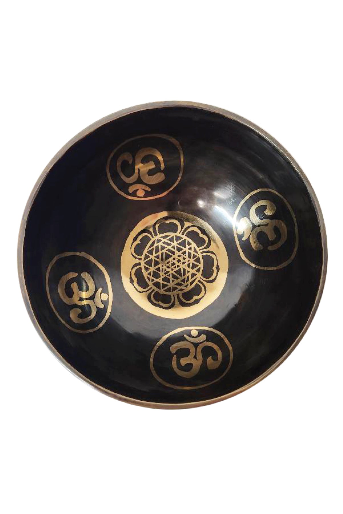 Antique Finished Om Singing Bowl