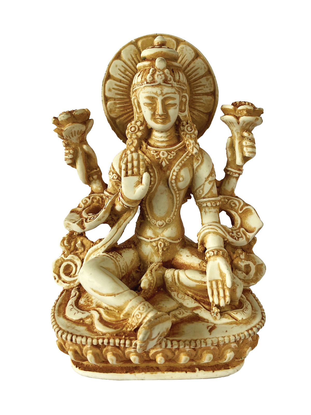 White Laxmi Statue