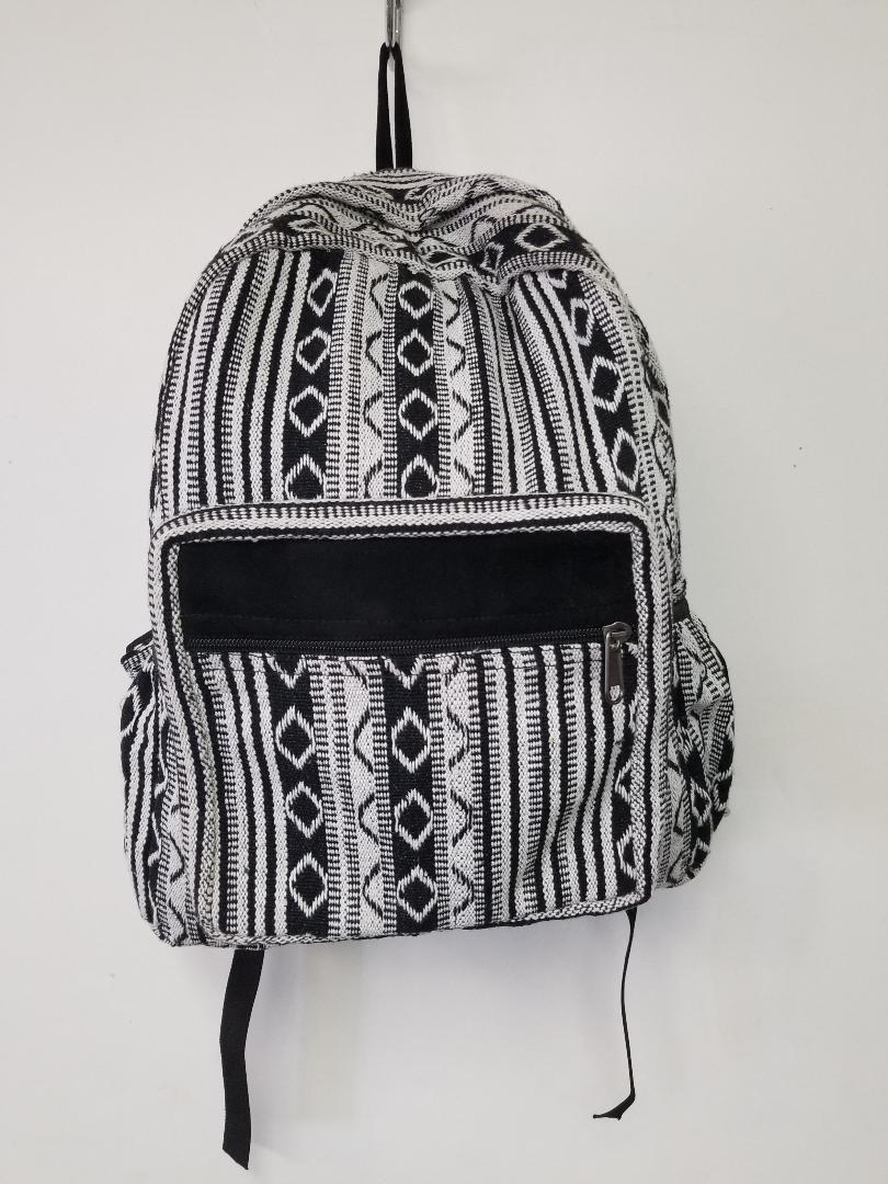 Gheri Backpack Multi Color Striped Design