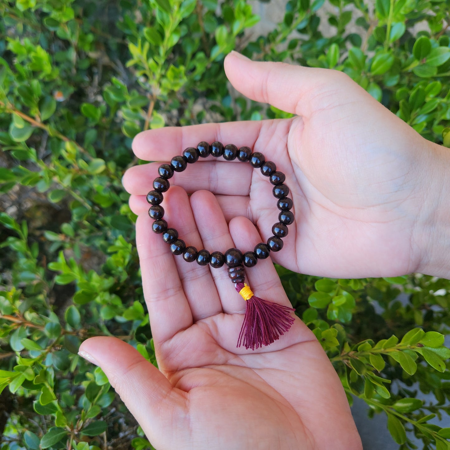 Rosewood Beaded Bracelet
