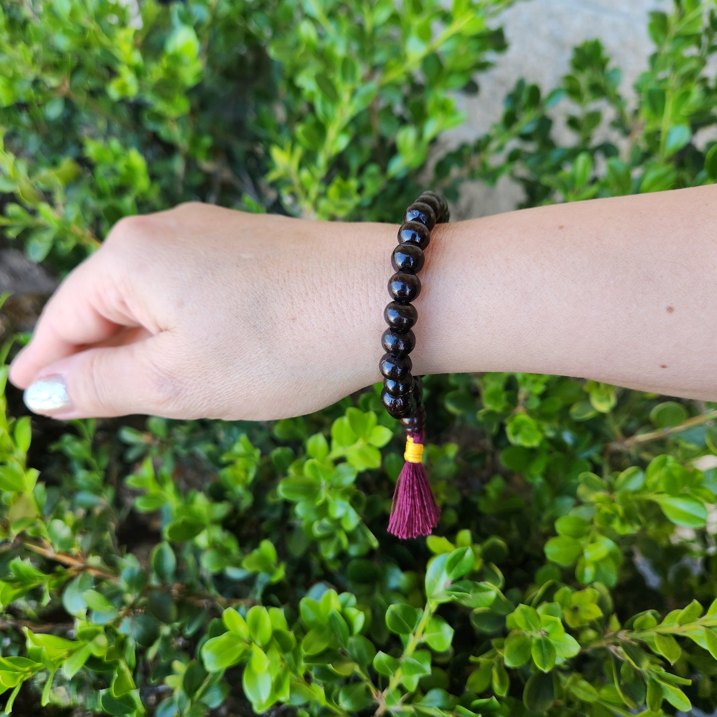 Rosewood Beaded Bracelet