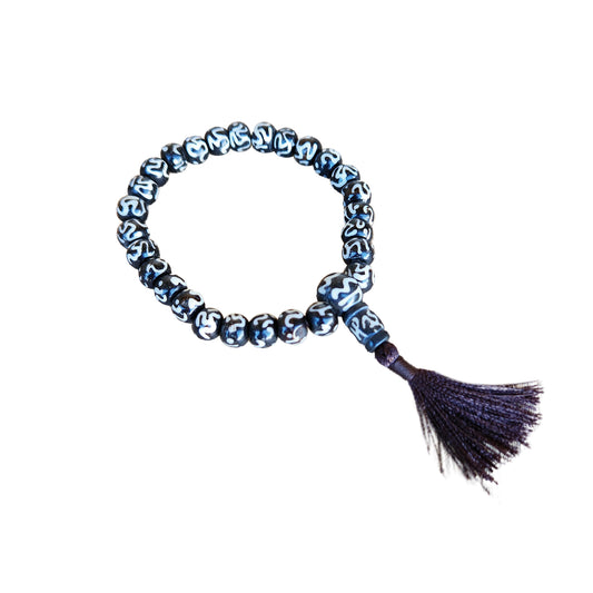 Om Prayer Beaded Bracelet