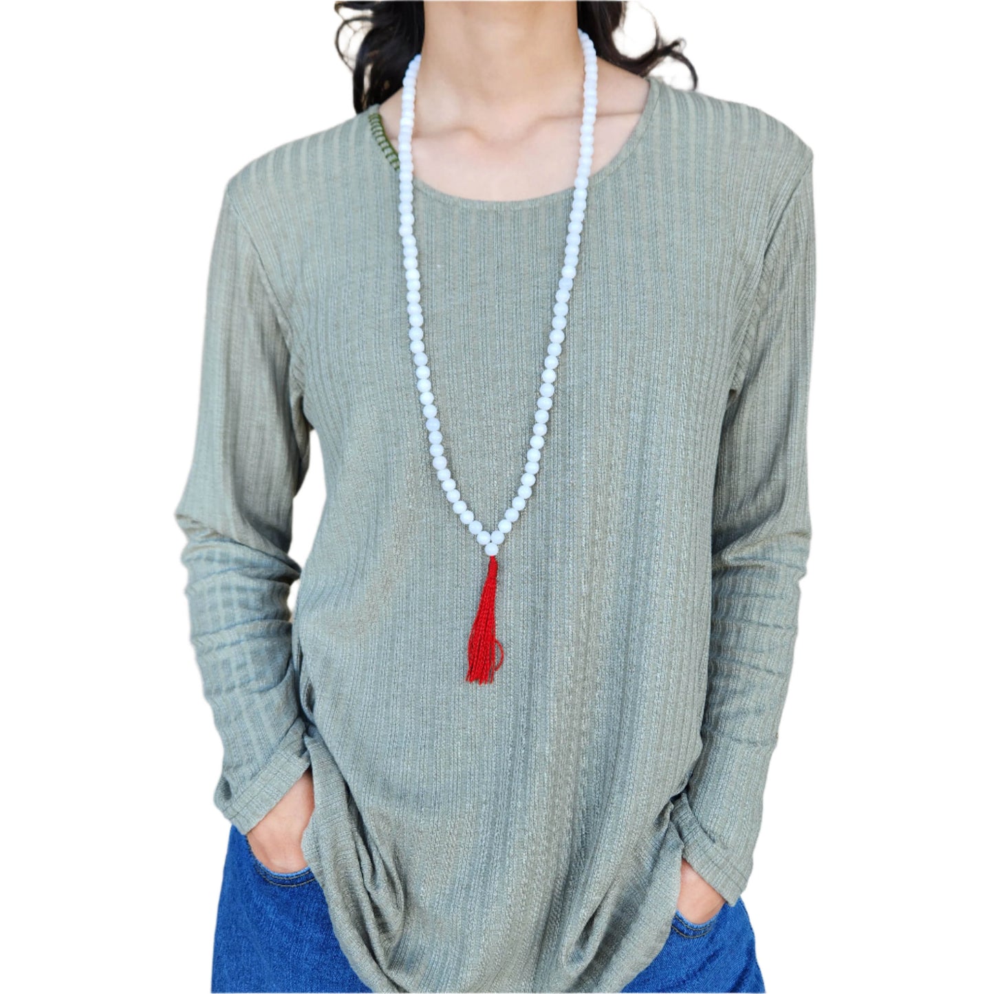 Mala Bead Bodhi Seed Necklace