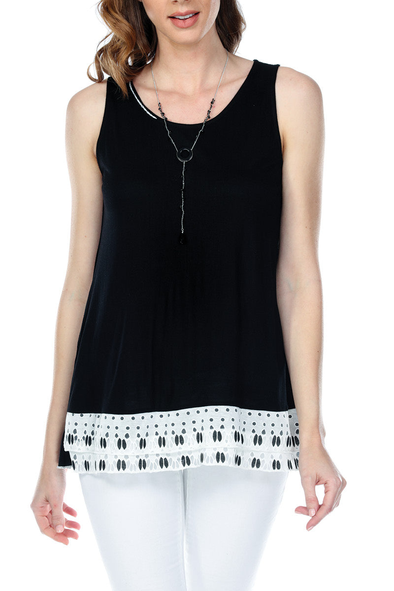 Top Tiered Raffle Lace Hem