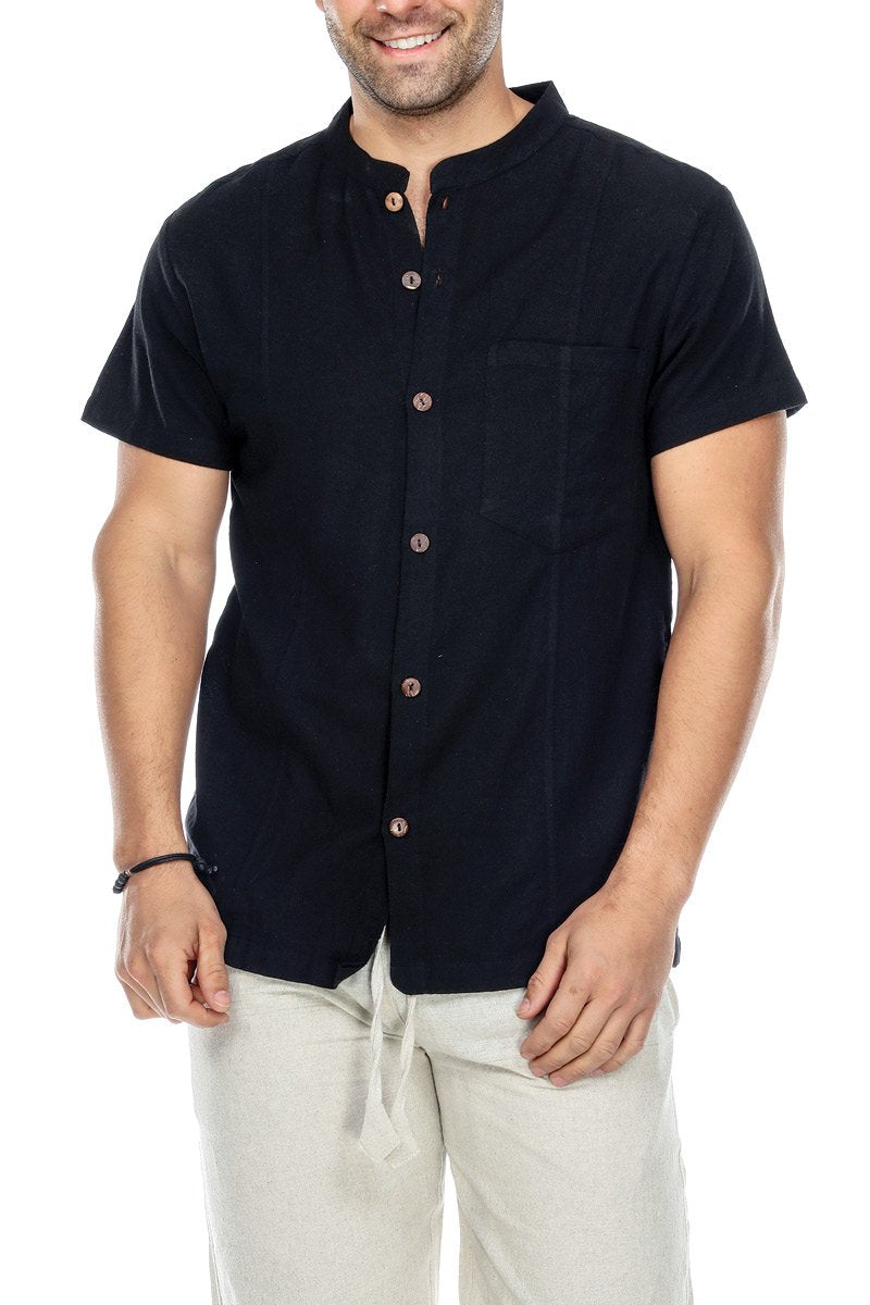 Men's wear | Button Up Shirt Solid Color | Men's Clothing