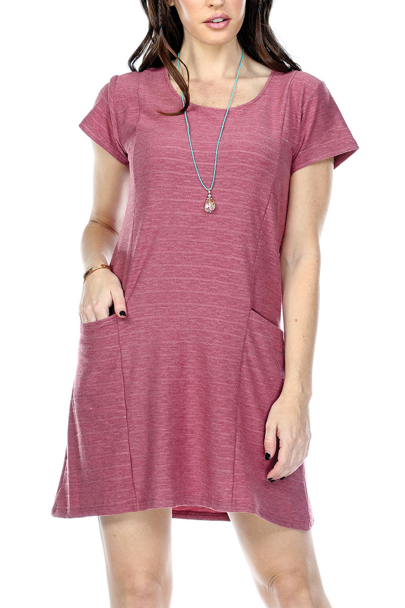 Dress Textured Front Pockets
