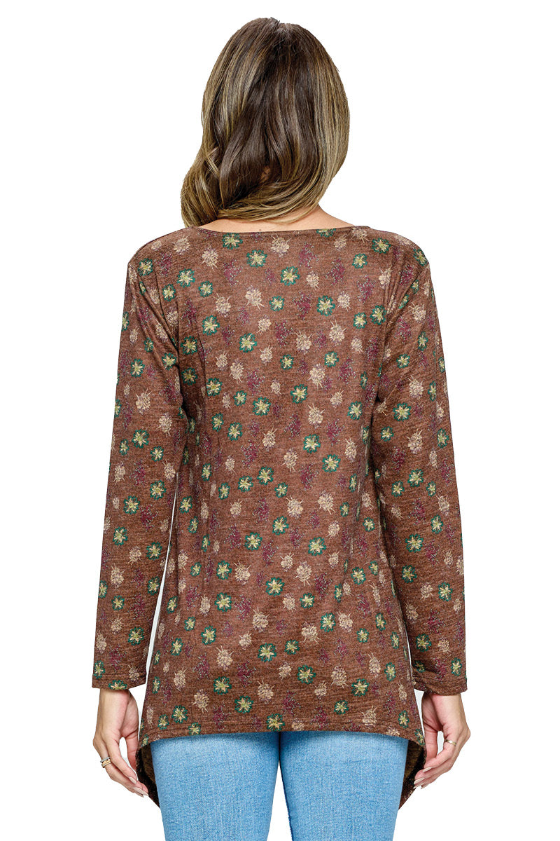 Top Floral Sharkbite Pocket