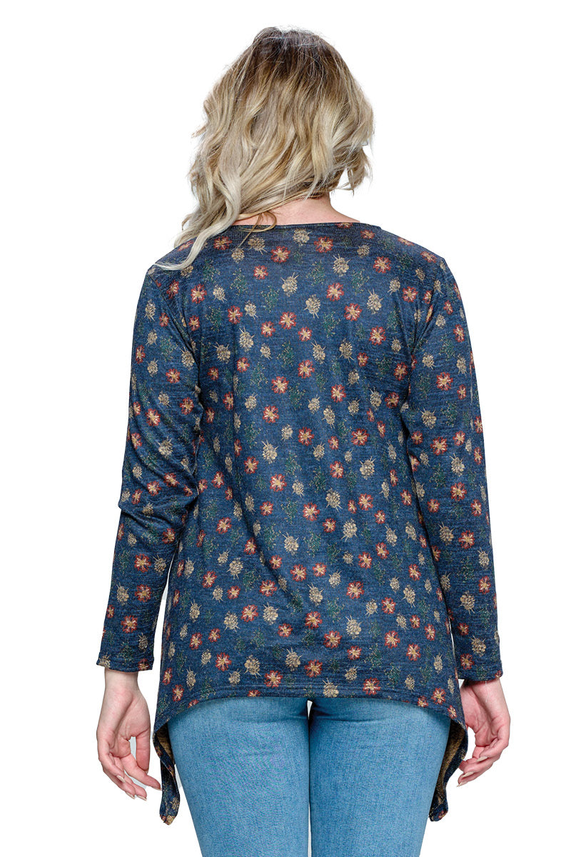 Top Floral Sharkbite Pocket
