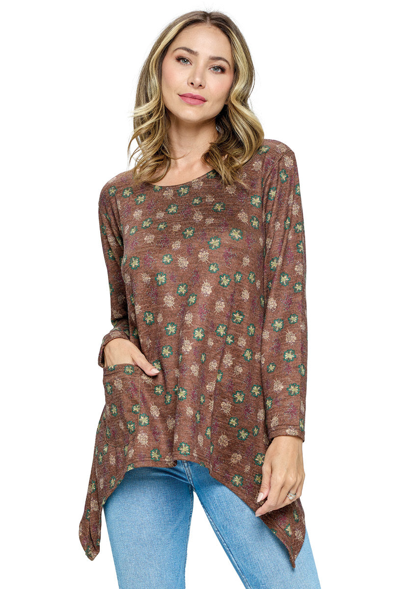 Top Floral Sharkbite Pocket