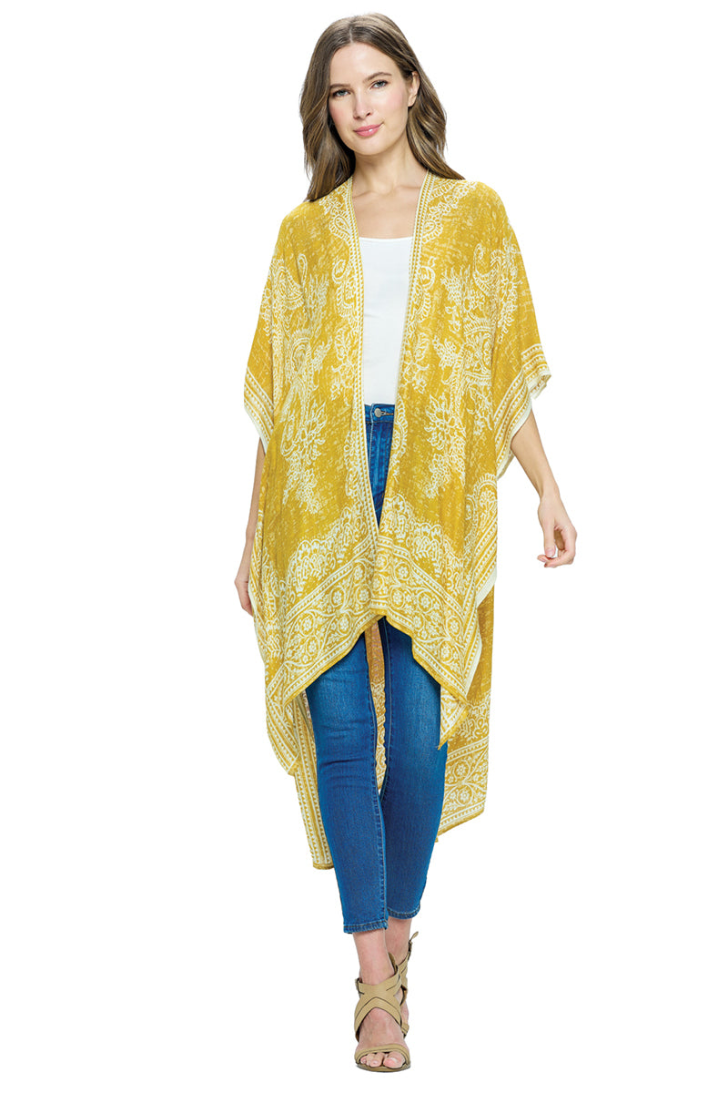 Kimono Paisley Floral Mandala