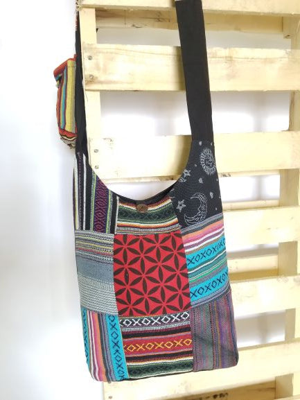 Rasta Bag | All Over Multi Patched Bag