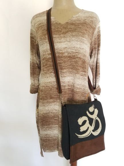 Rasta Bag | Om Print Shoulder Bag