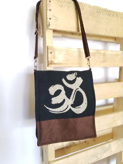 Rasta Bag | Om Print Shoulder Bag