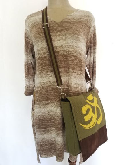 Rasta Bag | Om Print Shoulder Bag