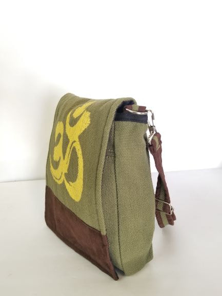 Rasta Bag | Om Print Shoulder Bag