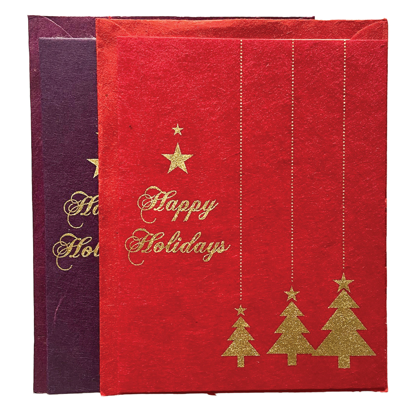 Handmade Greeting Cards Holidays (Pack Of 5)