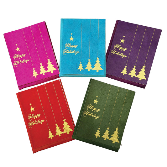 Handmade Greeting Cards Holidays (Pack Of 5)