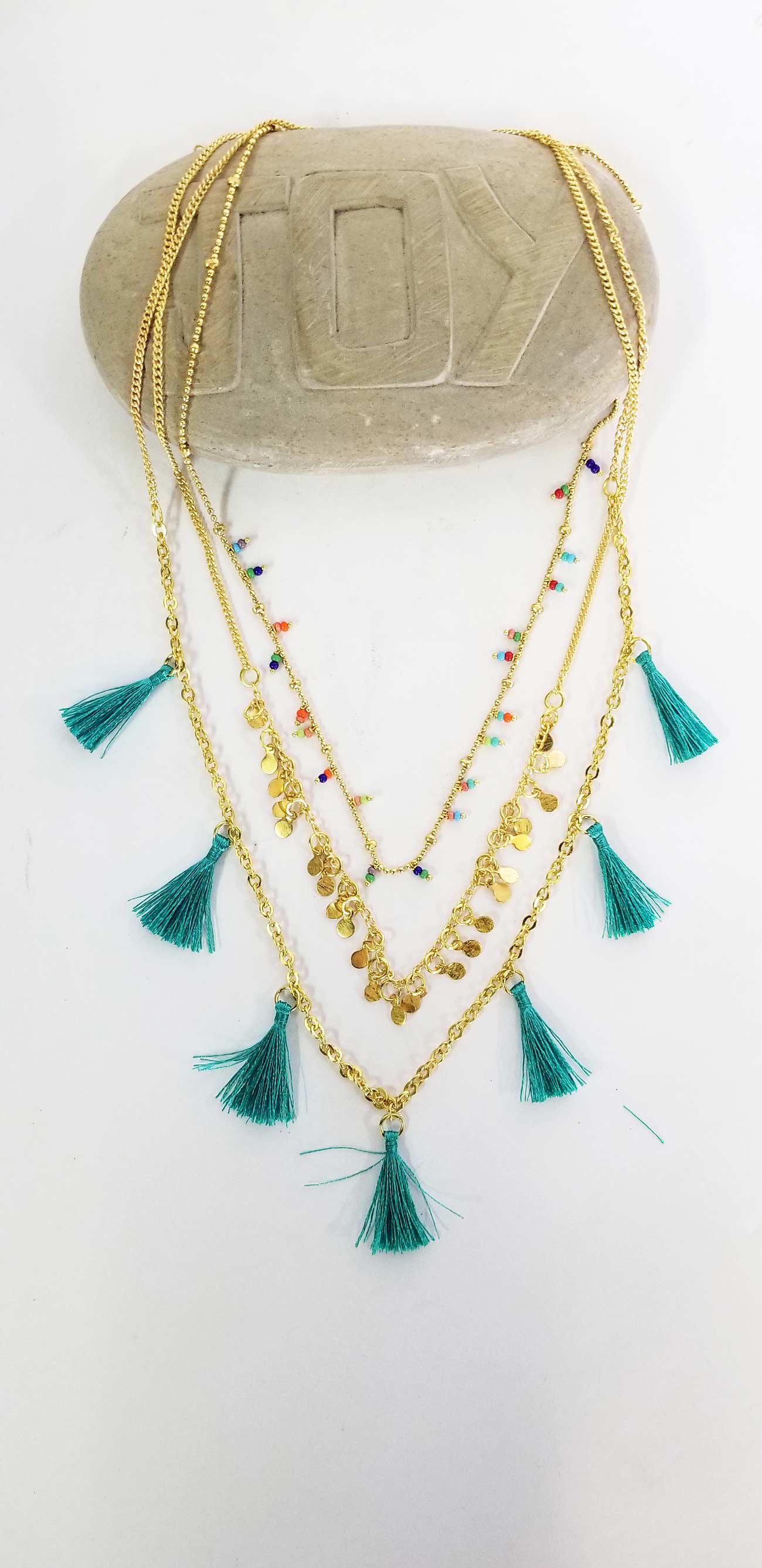 Accessories | Mala | Necklace Three Layers Tassels