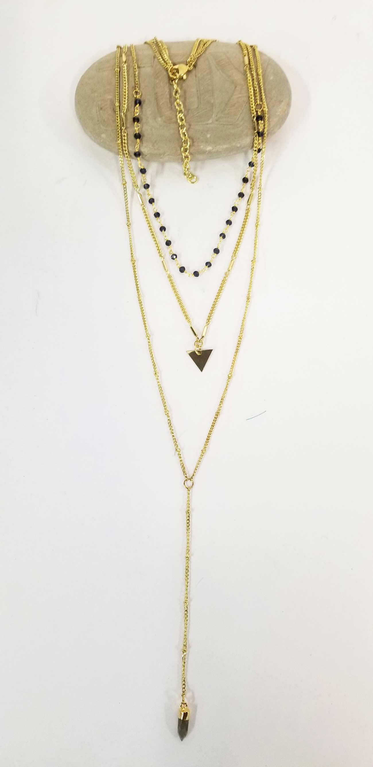 Accessories | Mala | Necklace Three Leyers Triangle